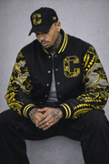 Black & Yellow Varsity Jacket