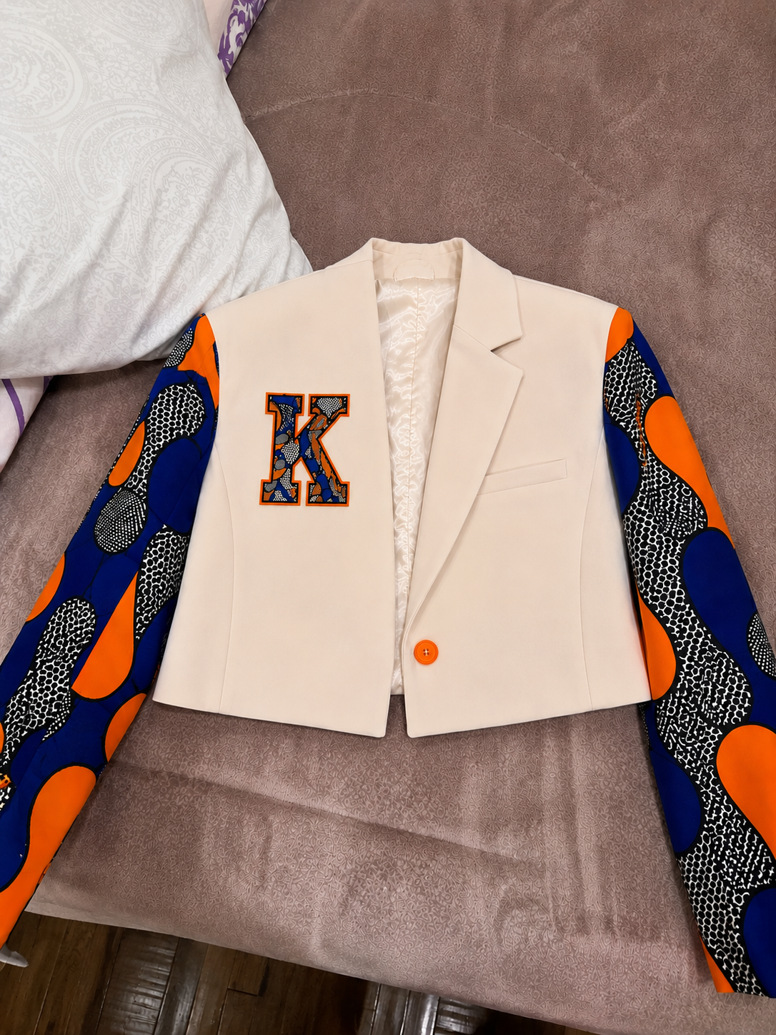Aso by Ayo Custom Signature Ankara Cropped Blazer